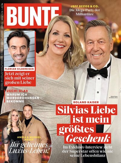 Zeitschriftencover der Zeitschrift Bunte