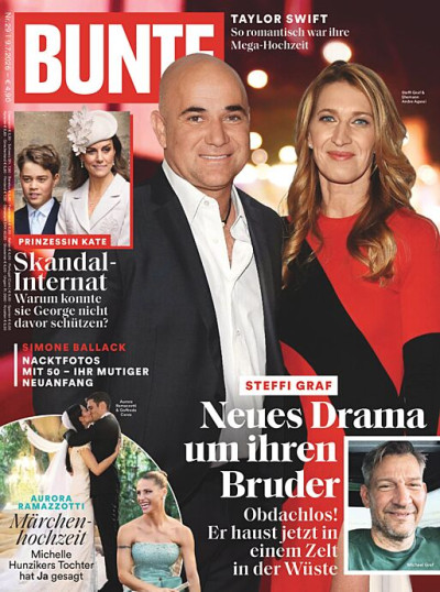 Zeitschriftencover der Zeitschrift Bunte