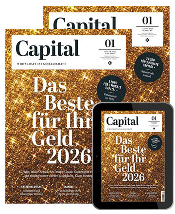 E-Paper-Cover und Zeitschriftencover der Zeitschrift Capital