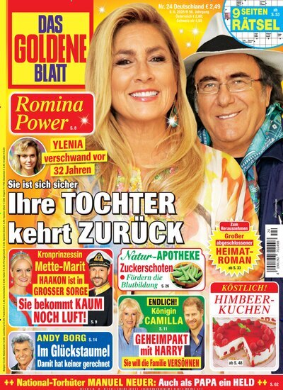 Zeitschriftencover der Zeitschrift das goldene Blatt