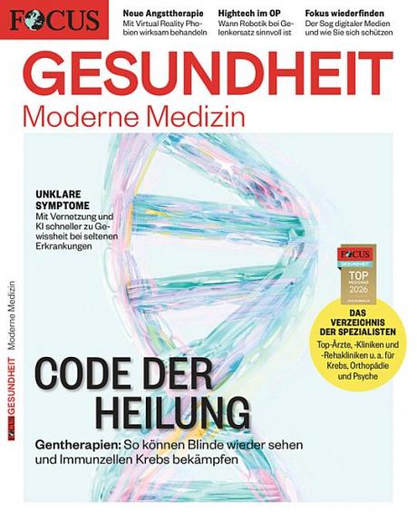 Zeitschriftencover der Focus Gesundheit