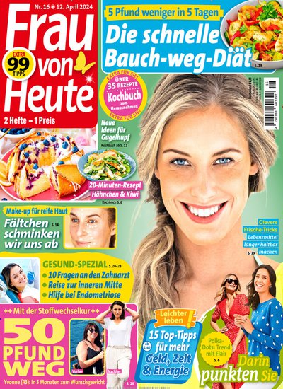 Zeitschriftencover der Zeitschrift Frau von Heute