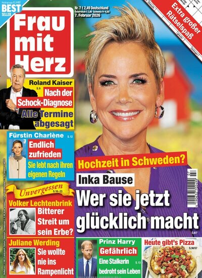 Zeitschriftencover der Zeitschrift Frau mit Herz