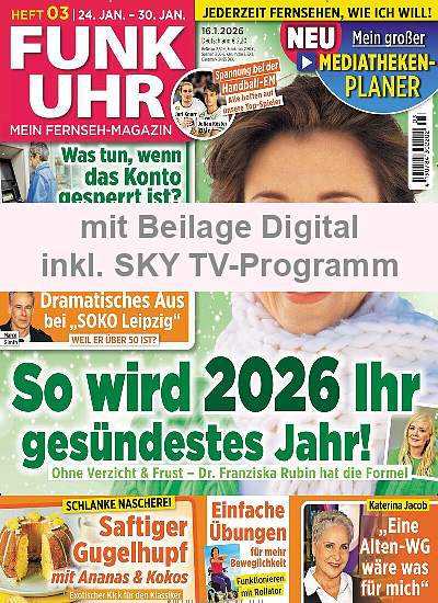 Zeitschriftencover der Zeitschrift Funk Uhr mit Digital Extra