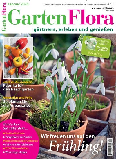 Zeitschriftencover der Gartenflora
