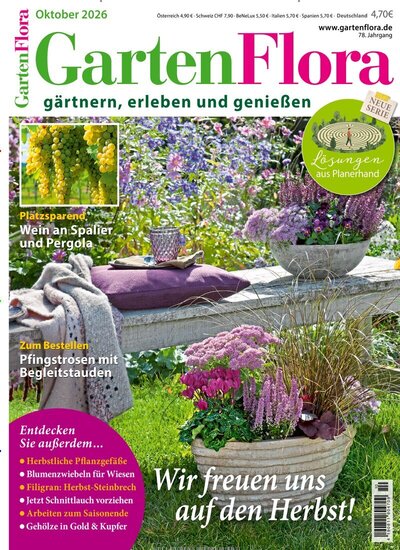 Zeitschriftencover der Gartenflora