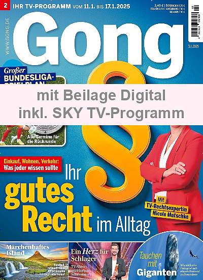 Zeitschriftencover der Zeitschrift Gong mit Digital Extra