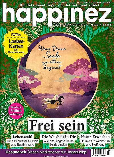 Zeitschriftencover der Zeitschrift Happinez
