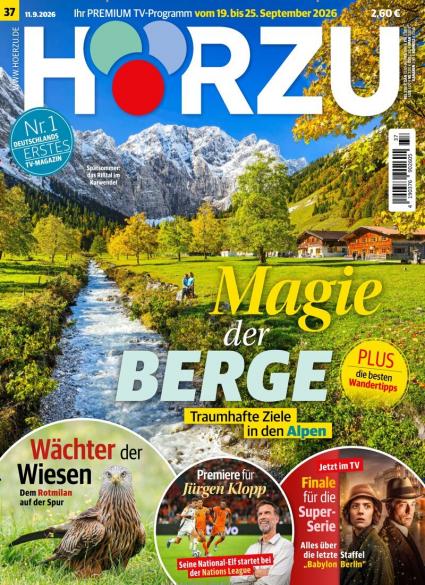 Zeitschriftencover der Hörzu
