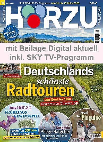 Zeitschriftencover der Zeitschrift Hörzu mit digital Extra