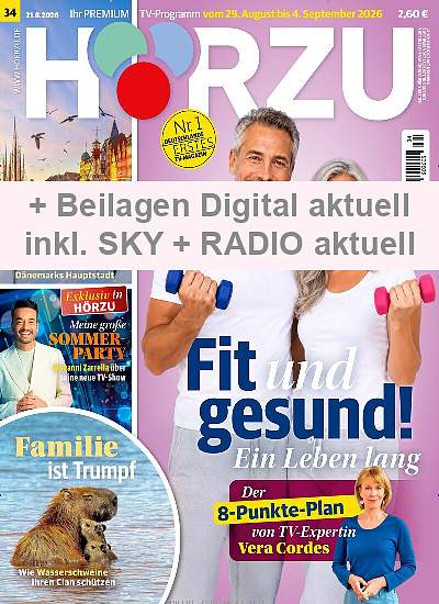 Zeitschriftencover der Zeitschrift Hörzu mit digital Extra mit Radio aktuell