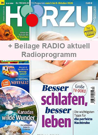 Zeitschriftencover der Hörzu