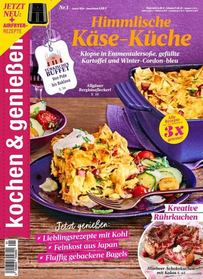 Zeitschriftencover von kochen & genießen