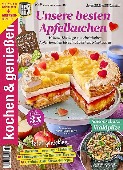 Zeitschriftencover von kochen & genießen