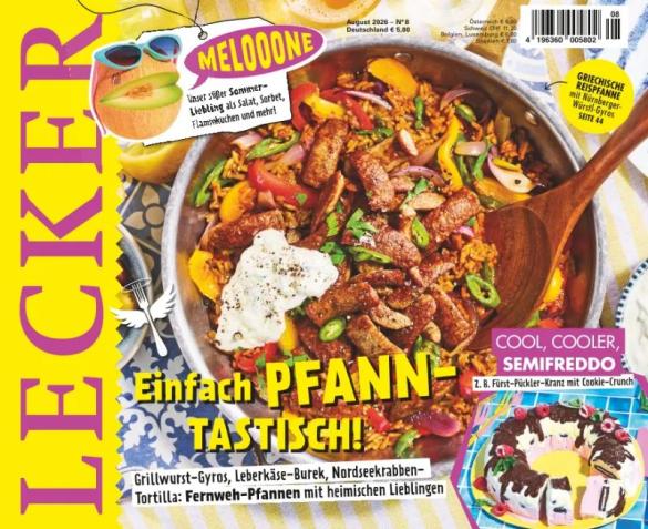 Zeitschriftencover der Zeitschrift Lecker