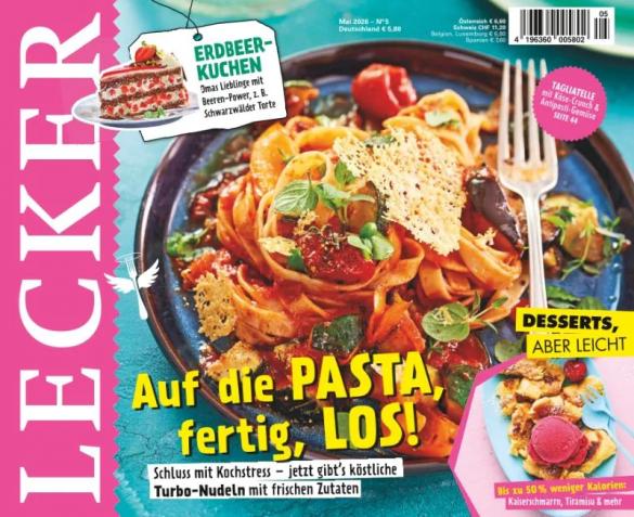 Zeitschriftencover der Zeitschrift Lecker