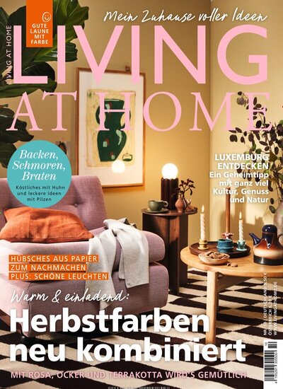 Zeitschriftencover der Zeitschrift Living at Home
