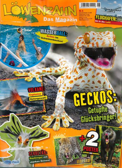 Zeitschriftencover des Löwenzahn Magazins