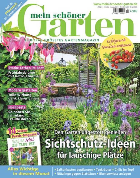 Zeitschriftencover mein schöner Garten