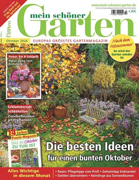 Zeitschriftencover mein schöner Garten