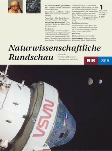 Zeitschriftencover der Zeitschrift Naturwissenschaftliche Rundschau