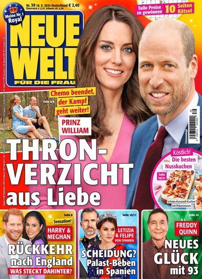 Zeitschriftencover des Magazins Neue Welt