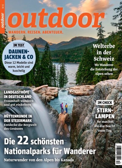Zeitschriftencover der Outdoor