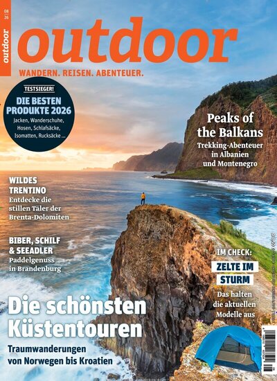 Zeitschriftencover der Outdoor