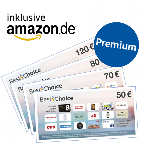 PremiumBestChoiceGutscheinAbo mit TopPrämien