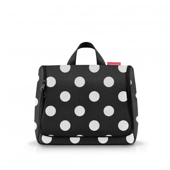 reisenthel Kosmetiktasche toilet bag XL dots white