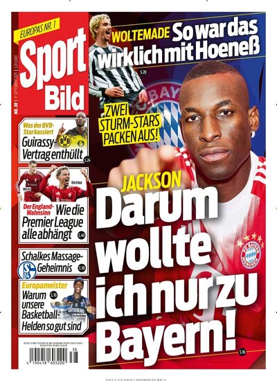 Zeitschriftencover der Sport Bild