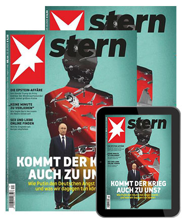 Zeitschriftencover und E-Paper-Cover der Zeitschrift Stern