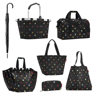 Taschenset mit Schirm dots, 7-tlg. als Prämie für Ihr Zeitschriften-Abo