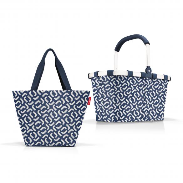 Taschenset, navy, 2-tlg. als Prämie für Ihr Zeitschriften-Abo