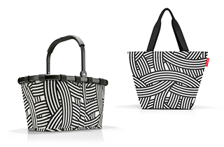 Taschenset, zebra, 2-tlg. als Prämie für Ihr Zeitschriften-Abo