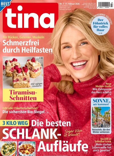 Zeitschriftencover der Zeitschrift Tina