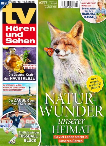 Zeitschriftencover der Zeitschrift TV Hören und Sehen
