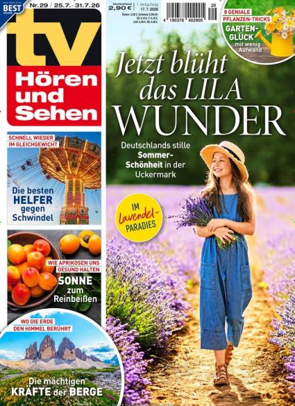 Zeitschriftencover der Zeitschrift TV Hören und Sehen