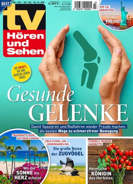 Zeitschriftencover der Zeitschrift TV Hören und Sehen