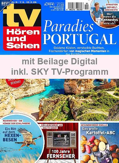 Zeitschriftencover der TV Hören und Sehen