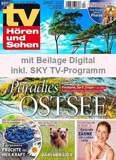 Zeitschriftencover der TV Hören und Sehen