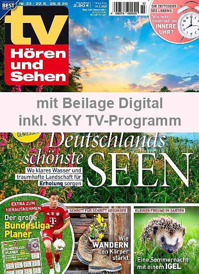 Zeitschriftencover der TV Hören und Sehen