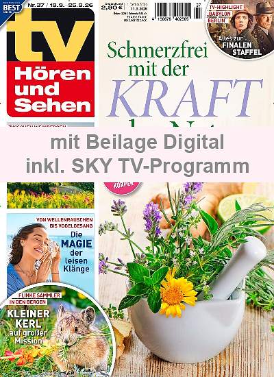 Zeitschriftencover der TV Hören und Sehen