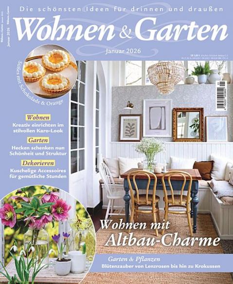 Zeitschriftencover der Zeitschrift Wohnen & Garten