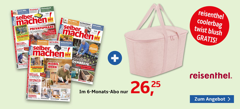 6-Monats-Abo der Zeitschrift selber machen + gratis Coolerbag